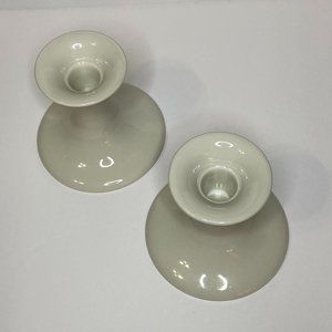 Vintage Fitz & Floyd Pair of Candle holders,‎ Cream color